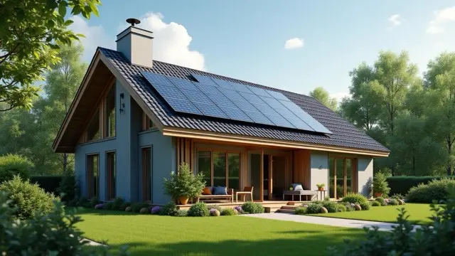 Modernes Einfamilienhaus mit energieeffizienter Dämmung und Photovoltaikanlage in Rottweil